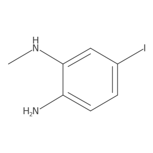 5-Iodo-N1-methylbenzene-1,2-diamine Structure