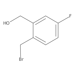 (2-(Bromomethyl)-5-fluorophenyl)methanol Structure