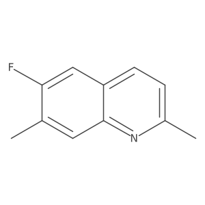 6-Fluoro-2,7-dimethylquinoline Structure