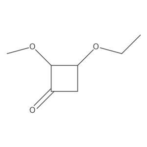 3-Ethoxy-2-methoxycyclobutan-1-one结构式
