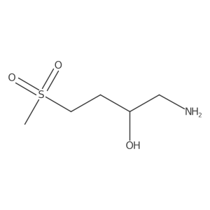 1-Amino-4-methanesulfonylbutan-2-ol Structure