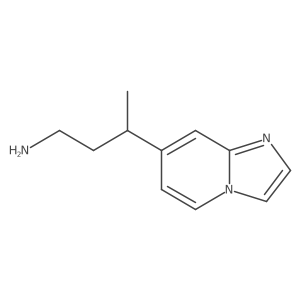 3-{Imidazo[1,2-a]pyridin-7-yl}butan-1-amine结构式