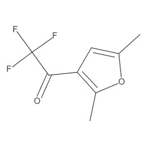 1-(2,5-Dimethylfuran-3-yl)-2,2,2-trifluoroethan-1-one Structure