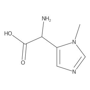 2-amino-2-(1-methyl-1H-imidazol-5-yl)acetic acid Structure