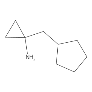 1-(Cyclopentylmethyl)cyclopropan-1-amine Structure