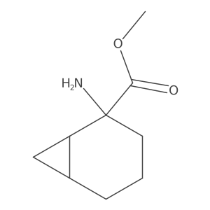Methyl 2-aminobicyclo[4.1.0]heptane-2-carboxylate Structure