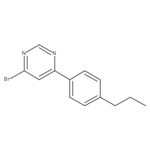 4-Bromo-6-(4-propylphenyl)pyrimidine结构式