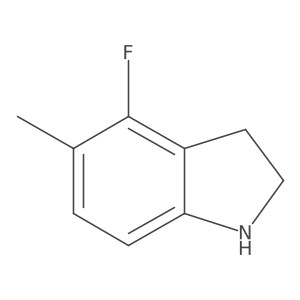 4-Fluoro-5-methylindoline Structure