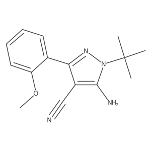 2-(5-Amino-1-tert-butyl-4-cyano)methoxyphenyl结构式