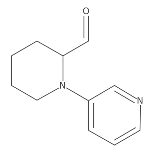 1-(Pyridin-3-yl)piperidine-2-carbaldehyde结构式