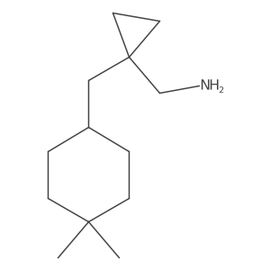 {1-[(4,4-Dimethylcyclohexyl)methyl]cyclopropyl}methanamine结构式