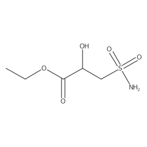 Ethyl2-hydroxy-3-sulfamoylpropanoate结构式