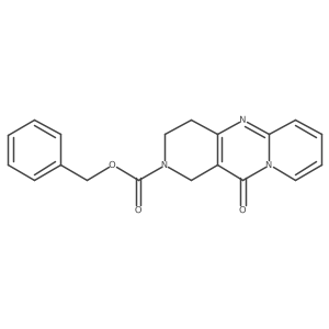 benzyl 11-oxo-3,4-dihydro-1H-dipyrido[1,2-a:4',3'-d]pyrimidine-2(11H)-carboxylate Structure