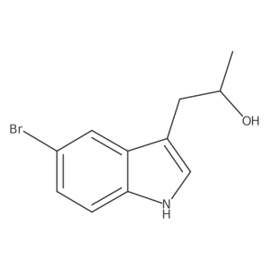 (R)-1-(5-Bromo-1H-indol-3-yl)propan-2-ol Structure