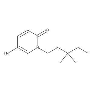 5-Amino-1-(3,3-dimethylpentyl)-1,2-dihydropyridin-2-one结构式