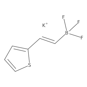 Potassium (E)-trifluoro(2-(thiophen-2-yl)vinyl)borate Structure