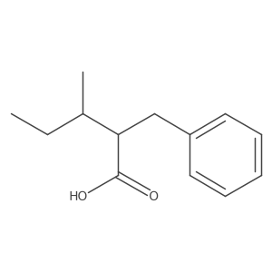 2-Benzyl-3-methylpentanoic acid结构式