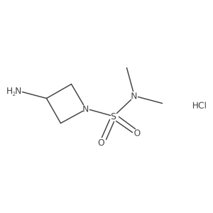 3-amino-N,N-dimethylazetidine-1-sulfonamide hydrochloride Structure