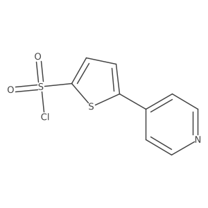5-Pyridin-4-yl-thiophene-2-sulfonyl chloride Structure