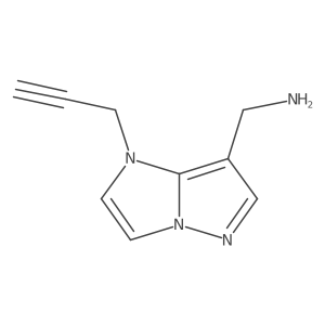 (1-prop-2-ynylimidazo[1,2-b]pyrazol-7-yl)methanamine Structure