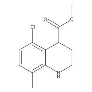 Methyl 5-chloro-8-methyl-1,2,3,4-tetrahydroquinoline-4-carboxylate Structure