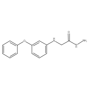 2-((3-Phenoxyphenyl)amino)acetohydrazide Structure