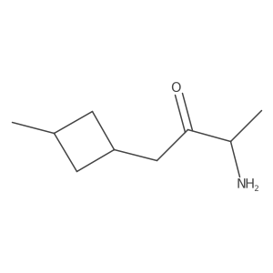 (3S)-3-amino-1-(3-methylcyclobutyl)butan-2-one结构式