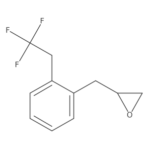 2-{[2-(2,2,2-Trifluoroethyl)phenyl]methyl}oxirane Structure