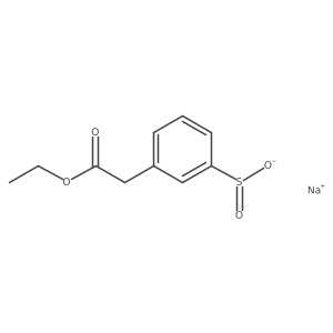 Sodium 3-(2-ethoxy-2-oxoethyl)benzene-1-sulfinate Structure