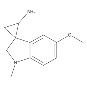 5'-Methoxy-1'-methyl-1',2'-dihydrospiro[cyclopropane-1,3'-indole]-2-amine Structure