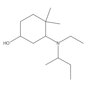 3-[(Butan-2-yl)(ethyl)amino]-4,4-dimethylcyclohexan-1-ol Structure