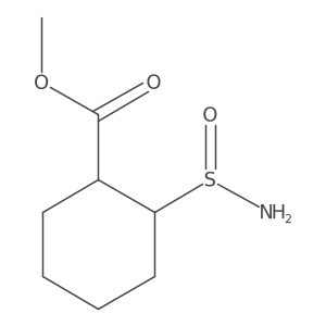 Methyl 2-(aminosulfinyl)cyclohexane-1-carboxylate Structure