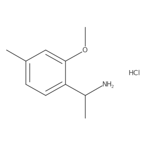 1-(2-Methoxy-4-methyl-phenyl)-ethylamine, hydrochloride Structure