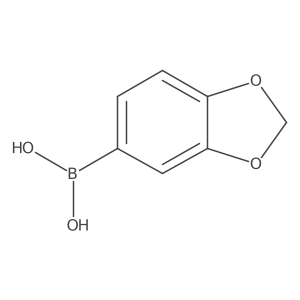 3,4-(Methylene-d2)-dioxyphenylboronic acid结构式