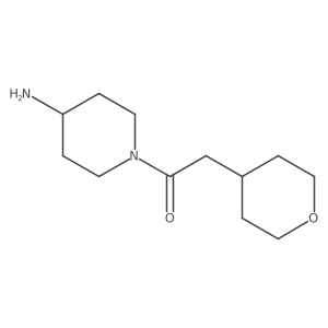 1-(4-amino-1-piperidinyl)-2-(tetrahydro-2H-pyran-4-yl)Ethanone结构式