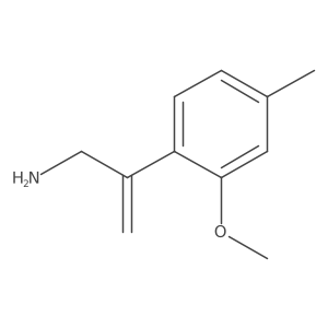 2-(2-Methoxy-4-methylphenyl)prop-2-en-1-amine Structure