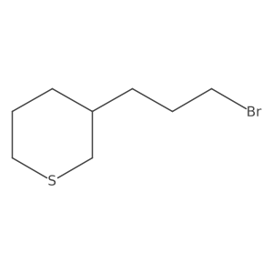 3-(3-Bromopropyl)thiane结构式