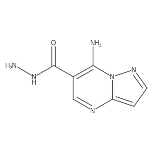 7-Aminopyrazolo[1,5-a]pyrimidine-6-carbohydrazide Structure