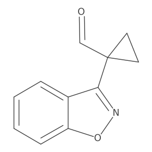 1-(Benzo[d]isoxazol-3-yl)cyclopropane-1-carbaldehyde Structure