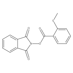 1,3-dioxo-2,3-dihydro-1H-isoindol-2-yl 2-(methylsulfanyl)benzoate结构式
