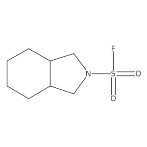 (3As,7aR)-1,3,3a,4,5,6,7,7a-octahydroisoindole-2-sulfonyl fluoride结构式