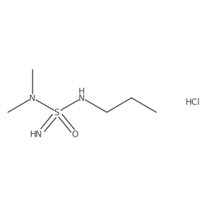 N-(Dimethylaminosulfonimidoyl)propan-1-amine;hydrochloride Structure