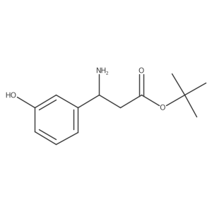 Tert-butyl 3-amino-3-(3-hydroxyphenyl)propanoate Structure