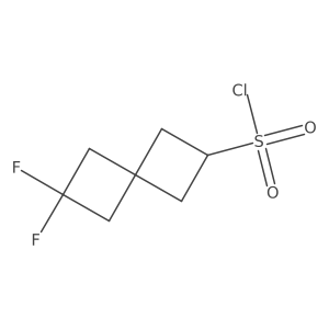 2,2-Difluorospiro[3.3]heptane-6-sulfonyl chloride结构式