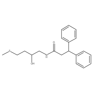 N-[2-hydroxy-4-(methylsulfanyl)butyl]-3,3-diphenylpropanamide Structure