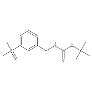 Tert-butyl N-[(4-dimethylphosphorylpyridin-2-yl)methyl]carbamate结构式