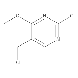 2-chloro-5-(chloromethyl)-4-methoxyPyrimidine Structure