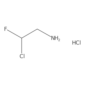 2-Chloro-2-fluoroethan-1-amine hydrochloride Structure