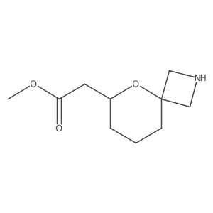 Methyl 2-{5-oxa-2-azaspiro[3.5]nonan-6-yl}acetate Structure