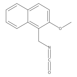 1-(Isocyanatomethyl)-2-methoxynaphthalene结构式